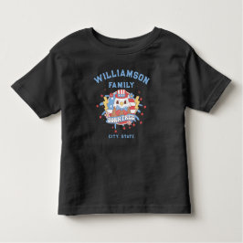 Aangepaste familienaam Plaats Staat Locatie Gebore Kinder Shirts
