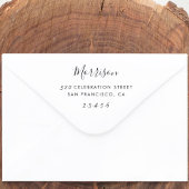 Aangepaste familienaam & retouradres Rubberen stem Rubberstempel