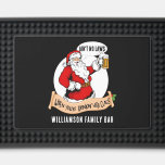 Aangepaste familienaam Santa Christmas Barmatten<br><div class="desc">Deze brutale kerstbar mat voegt een scheutje humor toe aan elke pub of thuisbar met zijn geestige boodschap: "Er is geen wet als je met de kerstman drink". Deze mat is ideaal voor het aanwakkeren van gesprekken en het opwekken van lachbuien van klanten, en dient zowel als een functioneel oppervlak...</div>