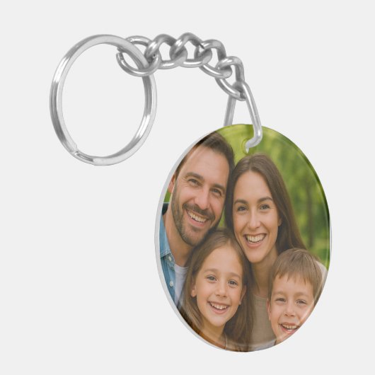 Aangepaste Familienaam Sleutelhanger (Voorkant Links)