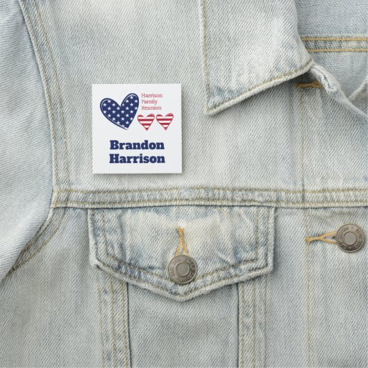 Aangepaste familienaam tag Reunion (In situ)