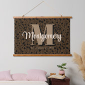 Aangepaste Familienaam Teken Trouwcadeau Idee Mood Hangend Wandkleed (Slaapkamer)