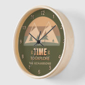 Aangepaste familienaam Tijd om  Cabin te verkennen (Hoek)