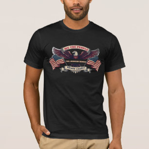 Aangepaste familienaam We The People T-shirt