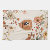 Aangepaste familienaam Western Ranch Theedoek (Horizontaal)