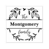 Aangepaste familienaam Zelfinkkend stempel (Design)