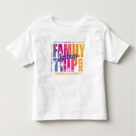 Aangepaste Familiereis Overeenkomende Groepsvakant Kinder Shirts