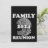 Aangepaste familiereünie 2024 Post Kaarten (Staand voorkant)