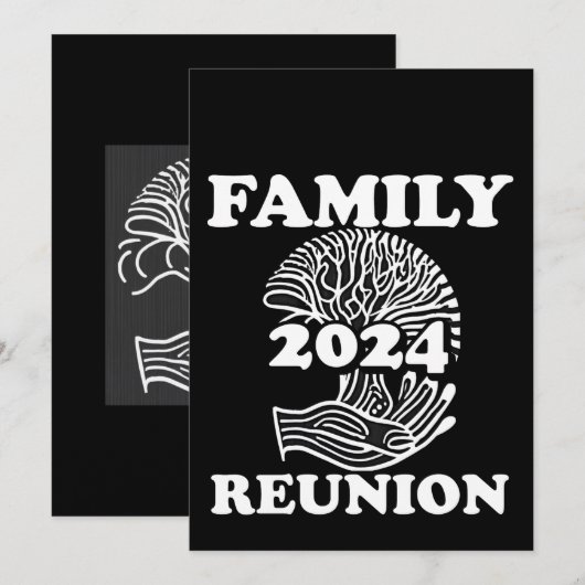 Aangepaste familiereünie 2024 Post Kaarten (Voorkant / Achterkant)