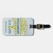 Aangepaste familiereünie Keepsake genealogie Boom Bagagelabel (Voorkant horizontaal)