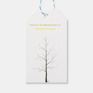 Aangepaste familiestamboom: Elegante minimalistisc Cadeaulabel