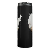 Aangepaste familievakantie Verenigde Staten Road T Thermosbeker (Achterkant)