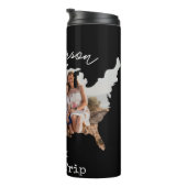 Aangepaste familievakantie Verenigde Staten Road T Thermosbeker (Geroteerd rechts)