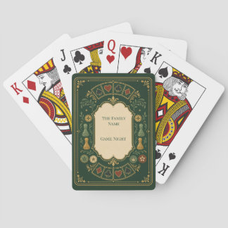 Aangepaste familiewedstrijdkaarten pokerkaarten