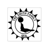 Aangepaste familiezegel rubberstempel (Afrduk)