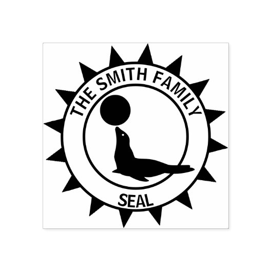 Aangepaste familiezegel rubberstempel (Afrduk)