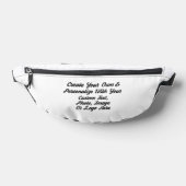 Aangepaste Fanny Pack - Gepersonaliseerde Taille B Heuptasje (Liggend)