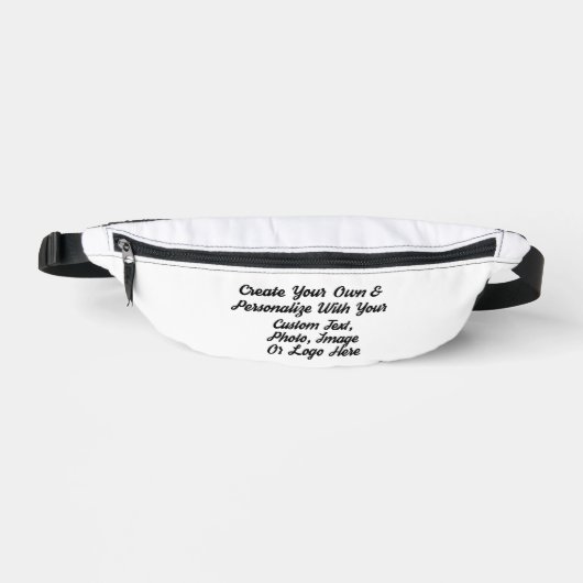 aangepaste fanny pack, gepersonaliseerde voering heuptasje (Voorkant)