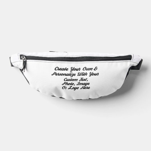 aangepaste fanny pack, gepersonaliseerde voering heuptasje (Liggend)