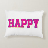 Aangepaste Fantasie Bloem | Abstracte Neon Bloem Accent Kussen (Achterkant)