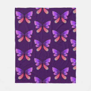 Aangepaste fantasie natuur kunst fleece deken
