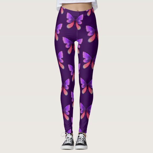 Aangepaste fantasie natuur kunst leggings (Voorkant)