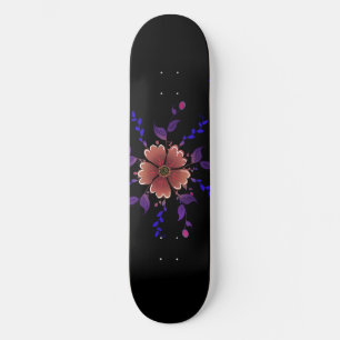 Aangepaste fantasievolle koperen en paarse folk ar persoonlijk skateboard