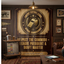 Aangepaste Fantasy Football Commissaris Tapijt