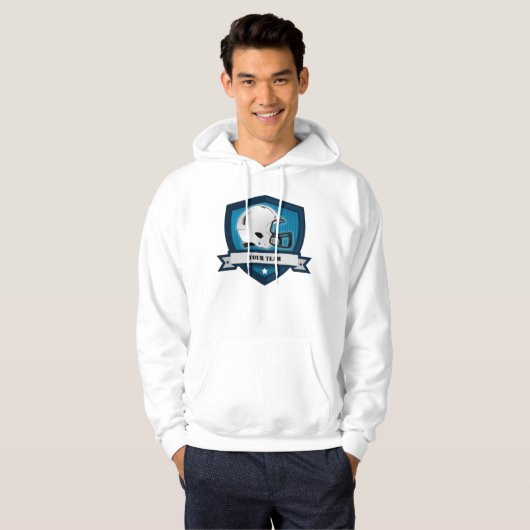 Aangepaste Fantasy Football Mannen Hoodie (Voorkant volledig)
