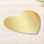 Aangepaste Faux Gold Blank, elegante moderne Sjabl Kartonnen Onderzetters (Gekanteld)