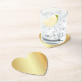 Aangepaste Faux Gold Blank, elegante moderne Sjabl Kartonnen Onderzetters (Insitu)