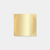 Aangepaste Faux Gold Blank, elegante moderne Sjabl Post-it® Notes (Voorkant)