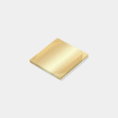 Aangepaste Faux Gold Blank, elegante moderne Sjabl Post-it® Notes (Schuin)