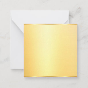Aangepaste Faux Gold Blank Sjabloon Moderne elegan