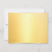 Aangepaste Faux Gold Elegant Blank Sjabloon Modern (Achterkant)