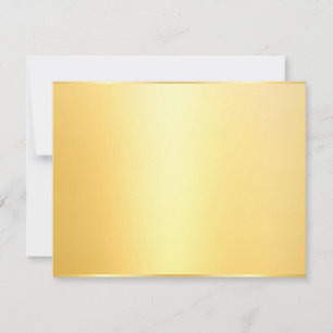 Aangepaste Faux Gold Elegant Blank Sjabloon Modern