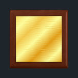 Aangepaste Faux Gold Elegant Modern Trendy Sjabloo Cadeaudoosje<br><div class="desc">Aangepaste Faux Gold Elegant Modern Trendy Sjabloon Golden Jewelry Gift Box.</div>