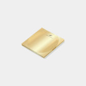 Aangepaste Faux Gold Elegant Moderne Sjabloon Tren Post-it® Notes (Schuin)