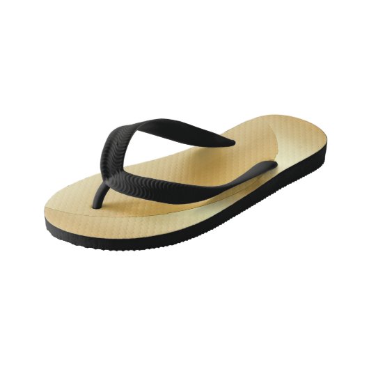 Aangepaste Faux Gold Glamoureus Moderne Sjabloon Kinder Teenslippers (Schuin)