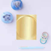 Aangepaste Faux Gold Glamoureus Voeg Jouw tekst Sj Flyer (Enkel)