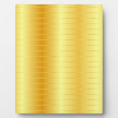 Aangepaste Faux Gold Metallic look elegant Trendy Fotoplaat (Voorkant)