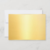 Aangepaste Faux Gold Modern Elegant Blank Sjabloon (Achterkant)