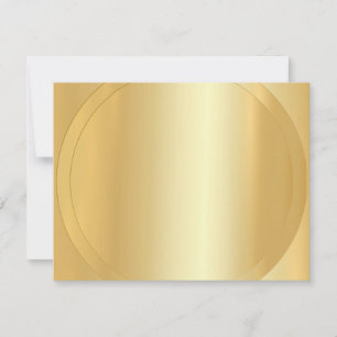 Aangepaste Faux Gold Modern Elegant Blank Sjabloon