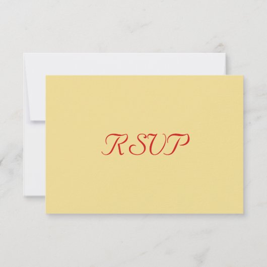 Aangepaste Faux Gold Red Elegant kerstparty RSVP (Achterkant)