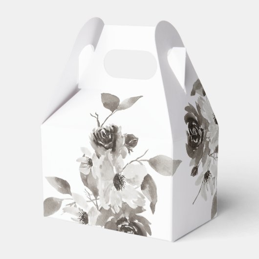 Aangepaste Favor dozen - Sepia Tinten Bedankdoosjes (Achterkant)