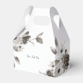 Aangepaste Favor dozen - Sepia Tinten Bedankdoosjes