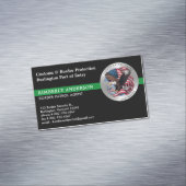 Aangepaste Federale Militaire Grenspatrouille Agen Magnetisch Visitekaartje (Voorbeeld)