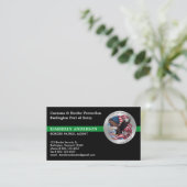 Aangepaste Federale Militaire Grenspatrouille Agen Visitekaartje (Staand voorkant)