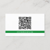 Aangepaste federale politie grenspatrouille QR-cod Visitekaartje (Achterkant)