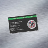 Aangepaste federale wetshandhaving Border Patrol L Magnetisch Visitekaartje (Voorbeeld)